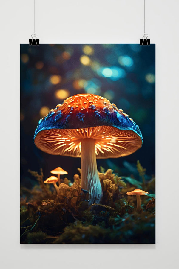 Glowing Mushroom poster