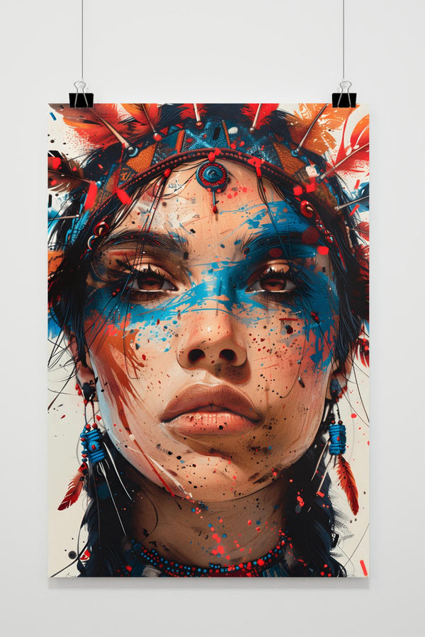 Inheems Portret Poster