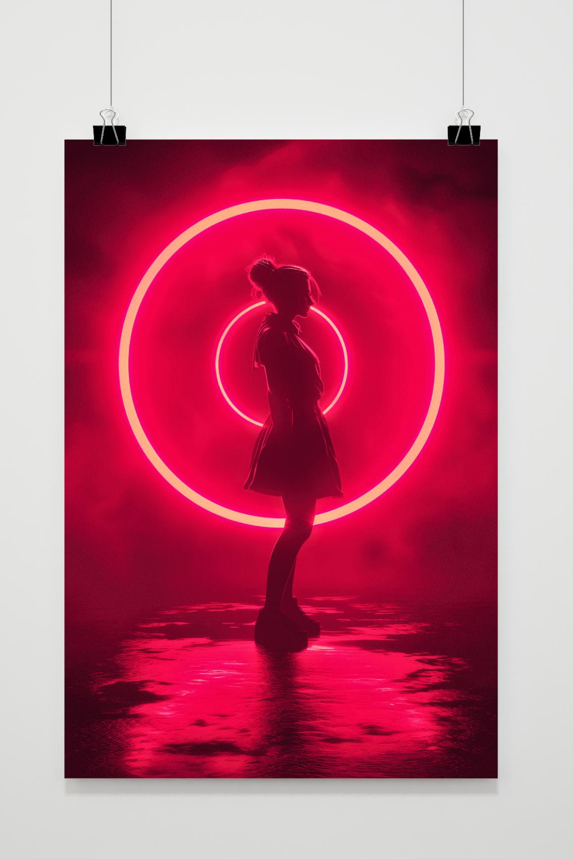 Póster Humo Rojo de 25 Artstreet