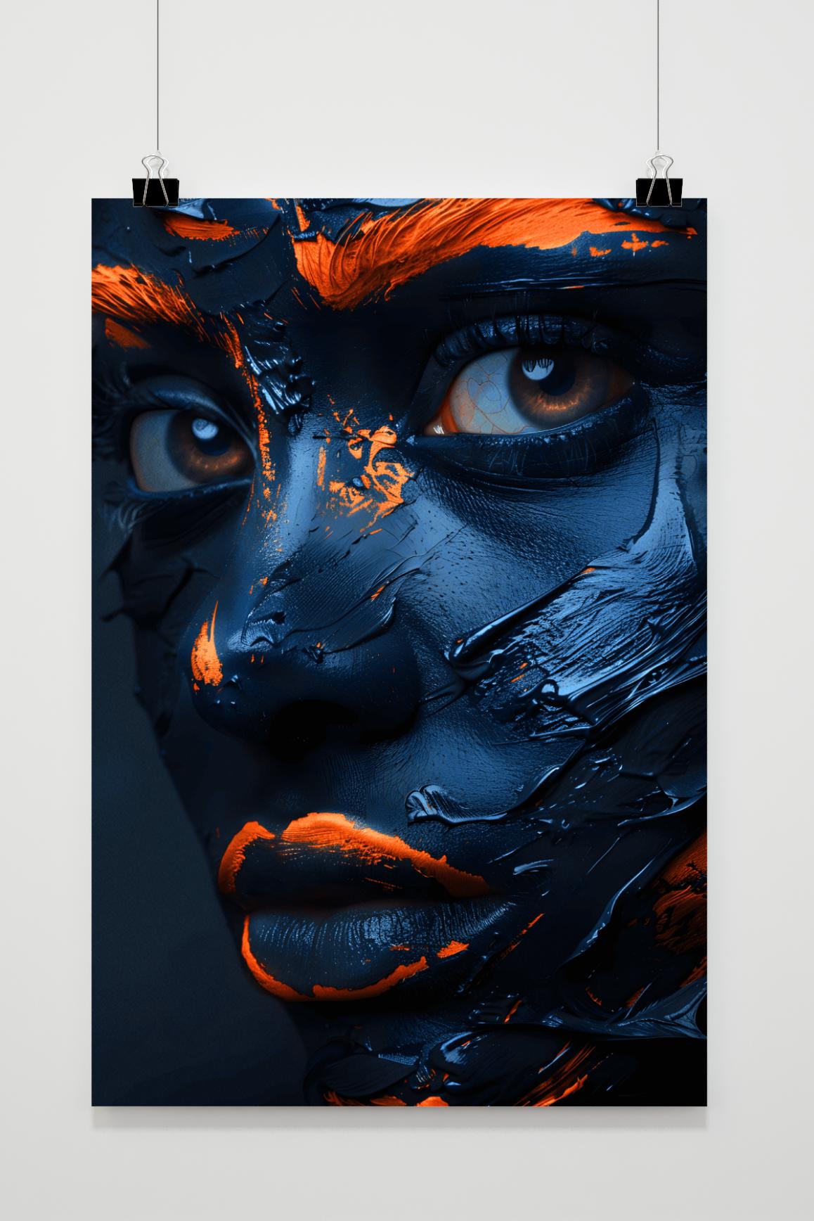 Póster Chica Naranja de 25 Artstreet