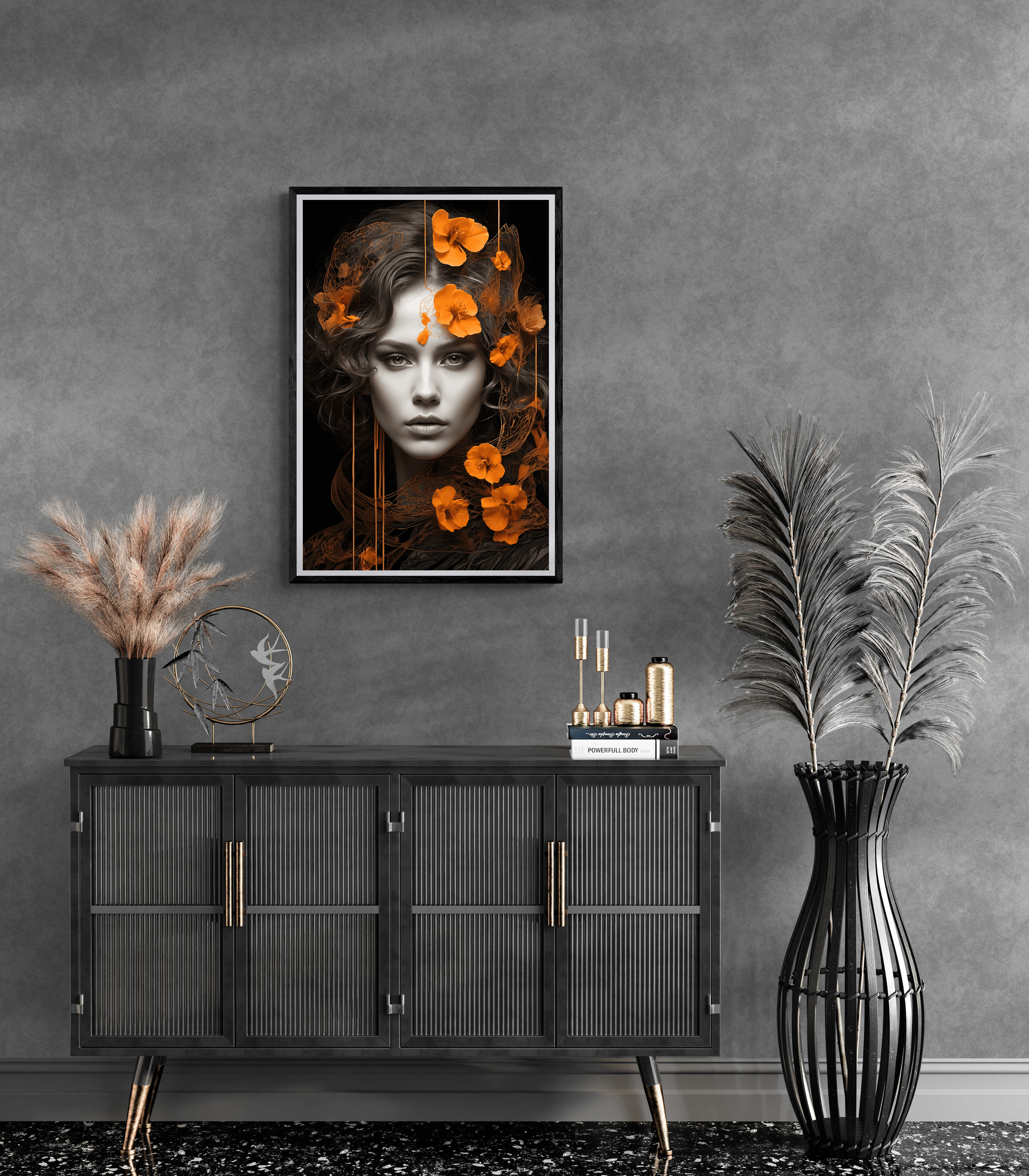 Bloemen Portret