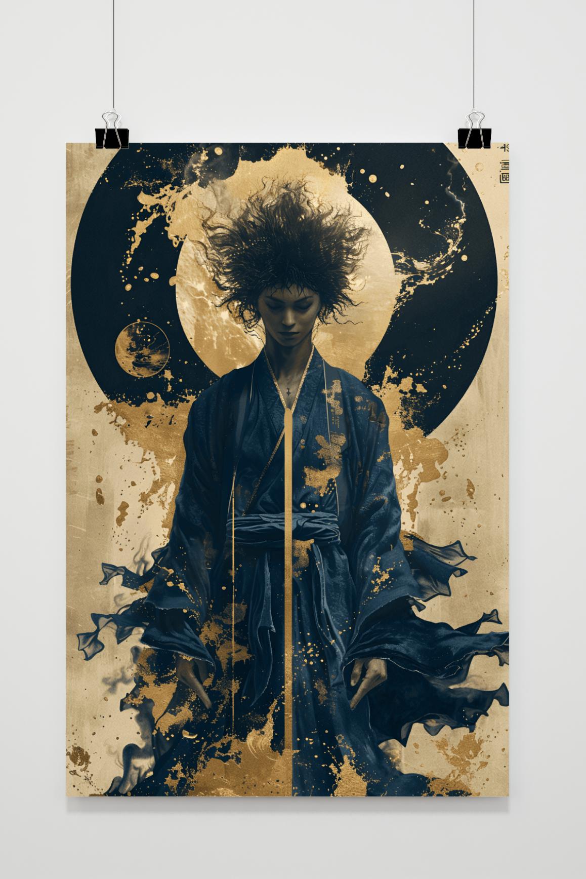 Póster Meditación Oriental de 25 Artstreet