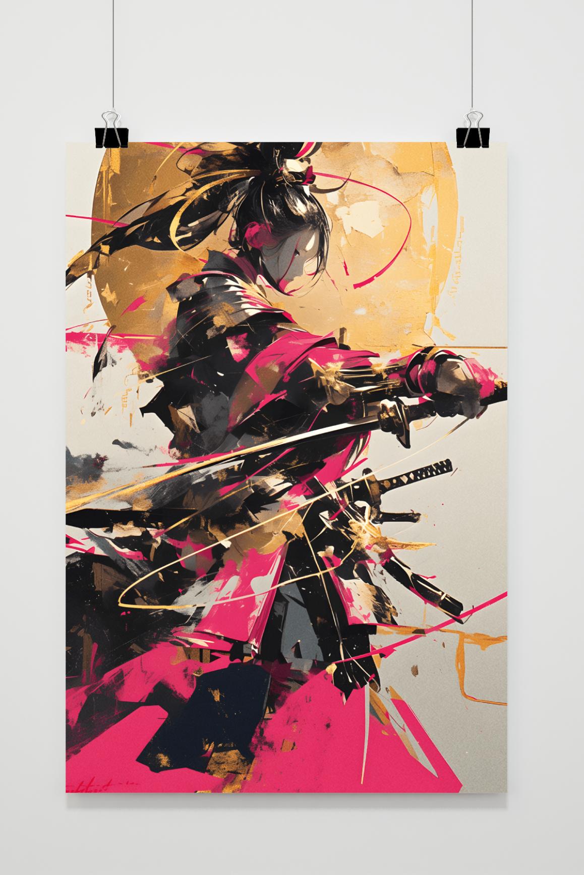 Póster Guerrero Oriental de 25 Artstreet