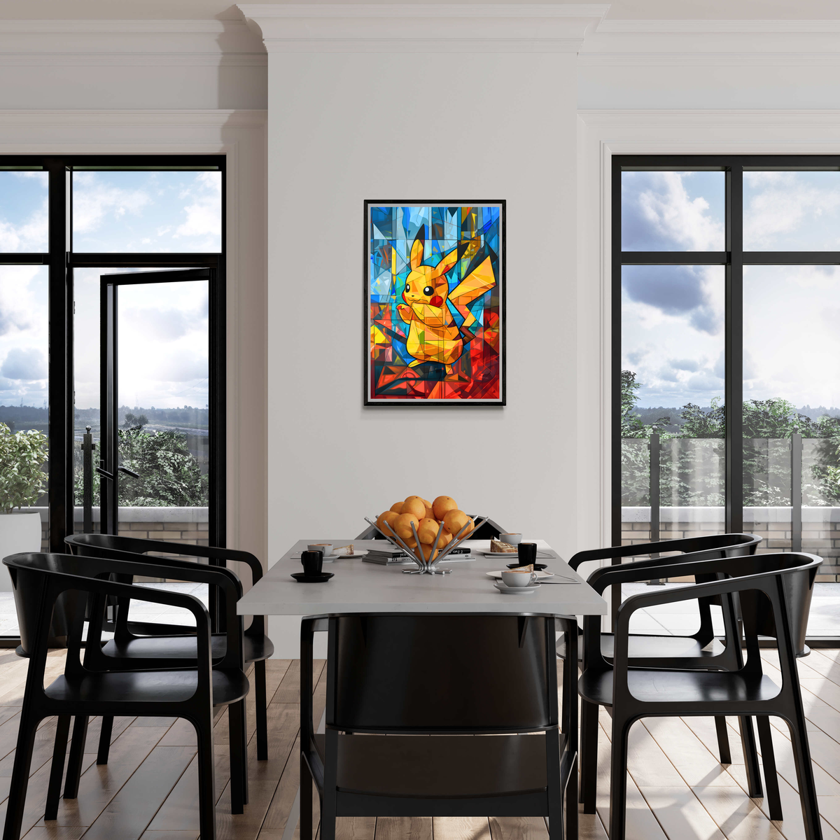 Pikachu Pokemon dans un intérieur