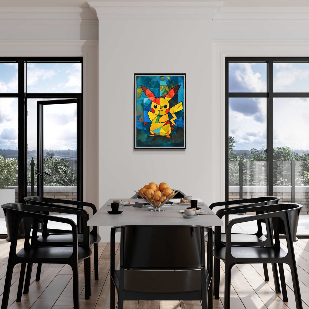 Pikachu Anime en un interior