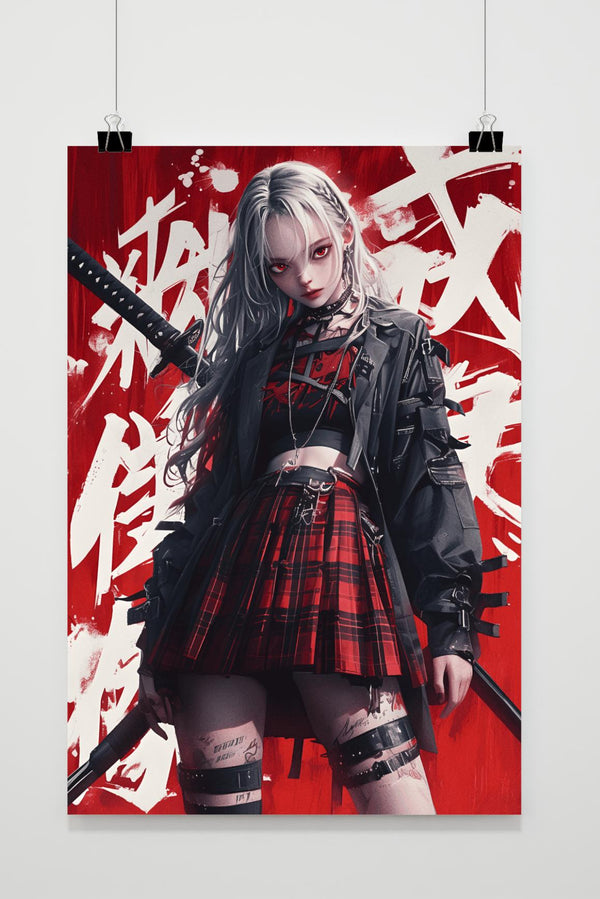 Meisje Samurai poster