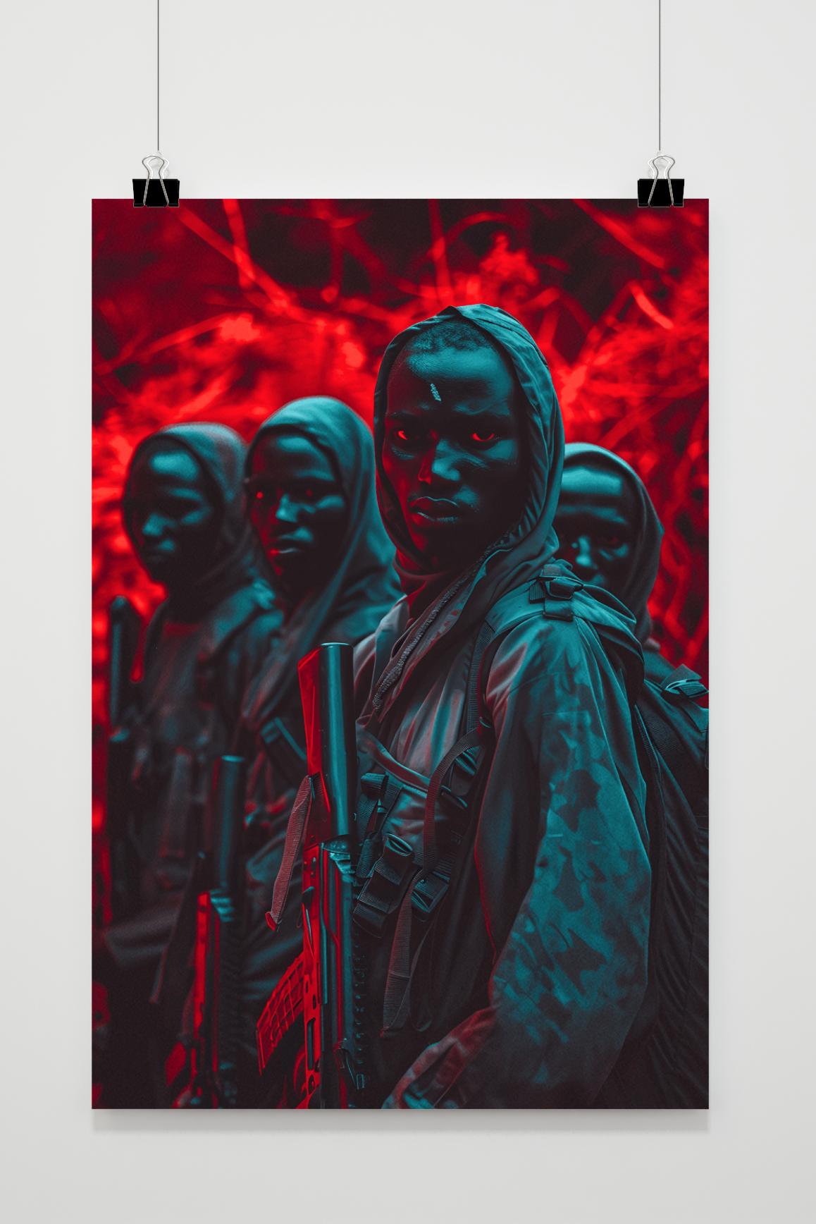 Affiche Rebelles Rouges de 25 Artstreet