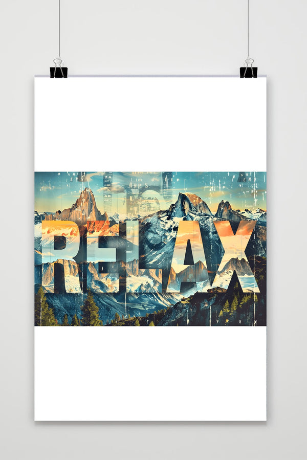 Affiche Montagne Zen