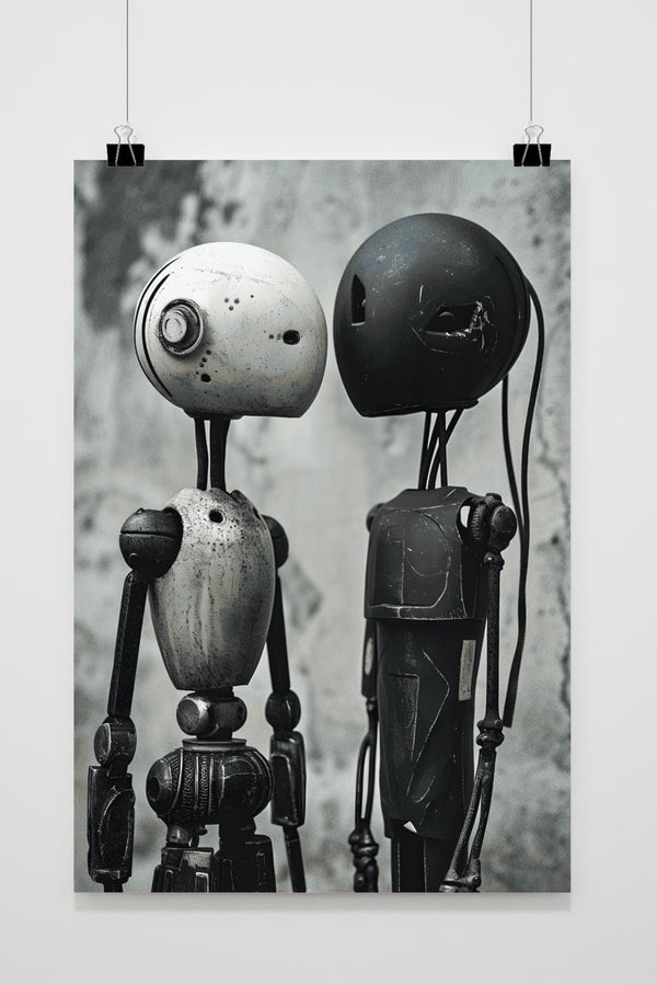 Póster Amigos Robots