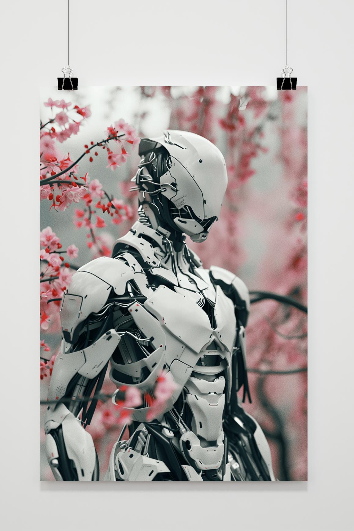 Affiche Robot Sakura de 25 Artstreet
