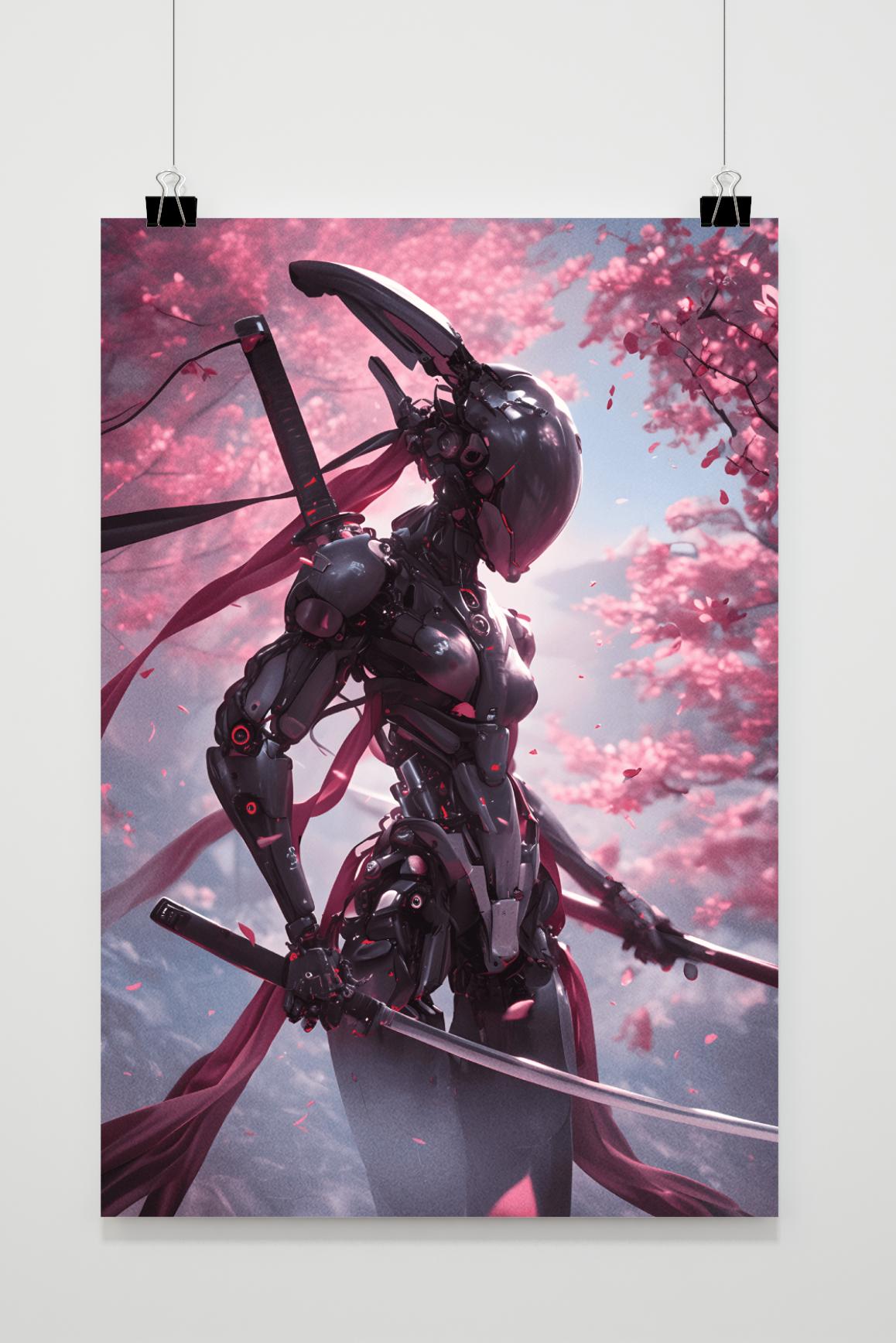 Affiche Robot Samouraï de 25 Artstreet