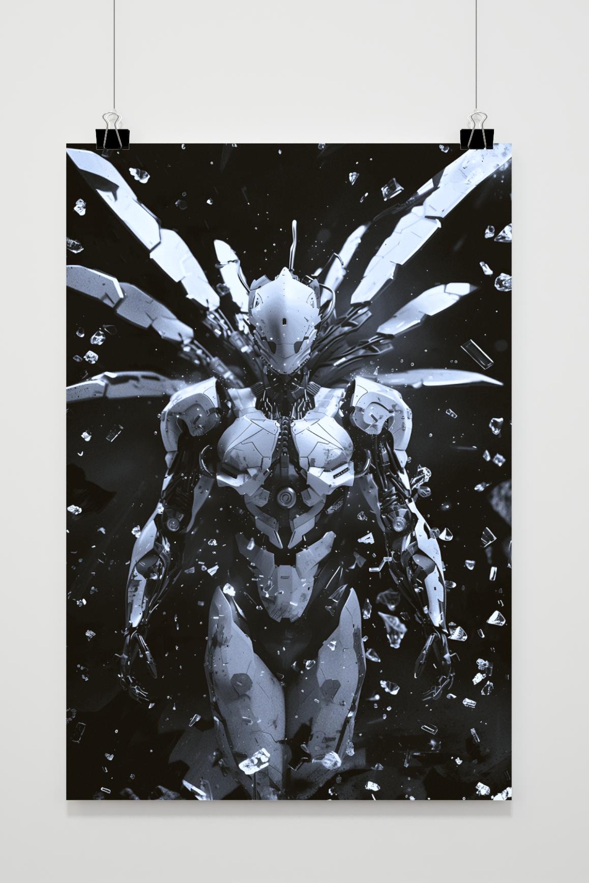 Affiche Robot Verre de 25 Artstreet