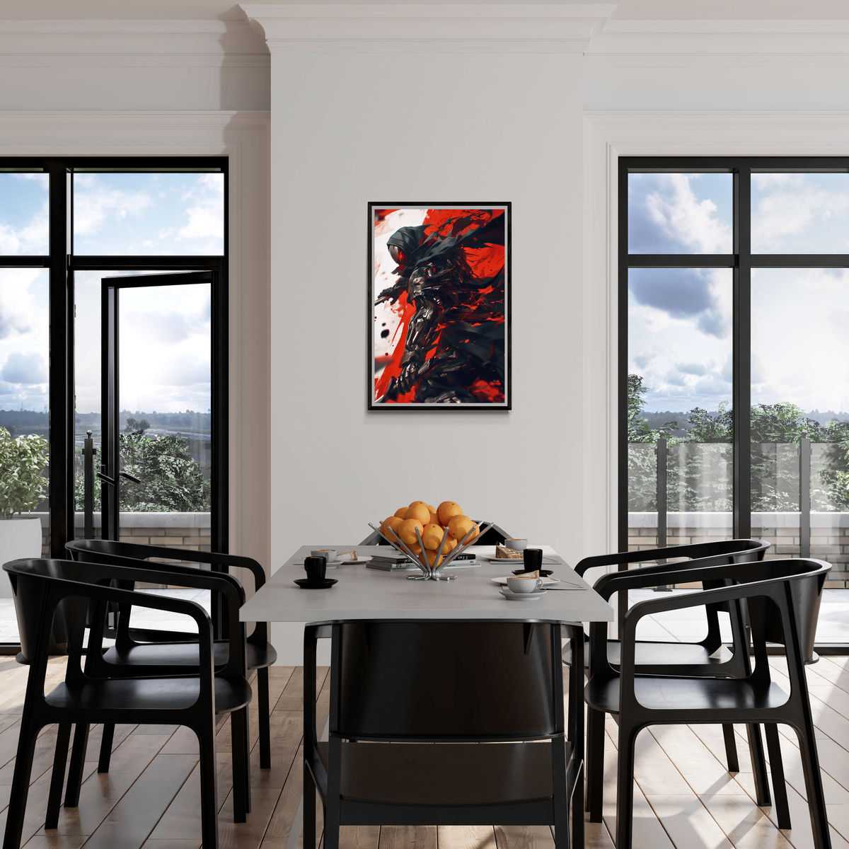 Robot Assasin dans un intérieur