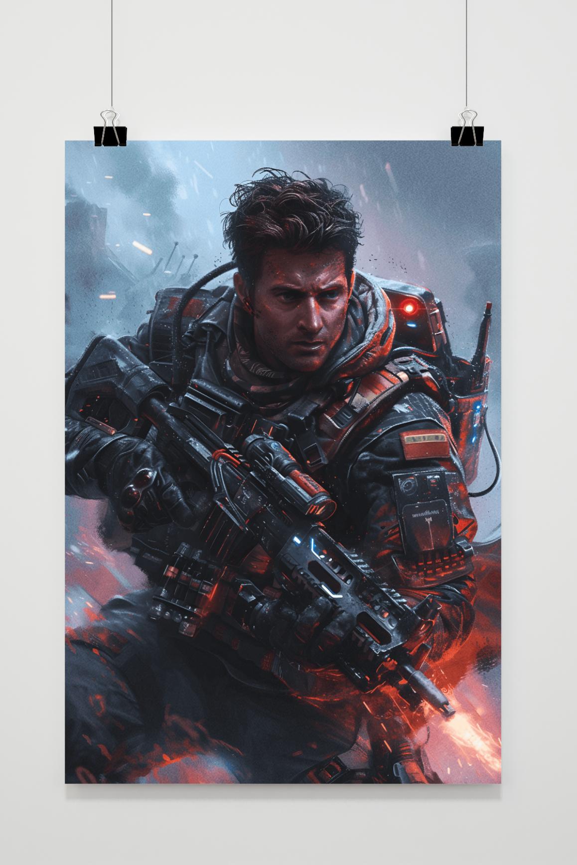 Affiche Look Soldat de Guerre de 25 Artstreet