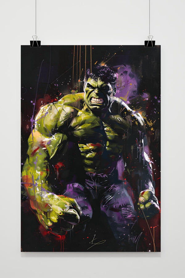 Póster Hulk Furioso