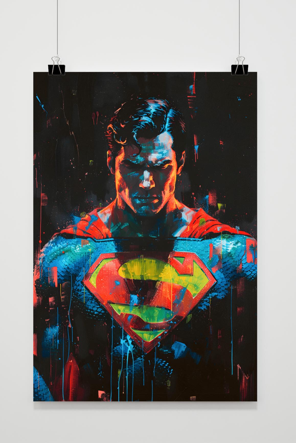 Affiche Tableau Superman de 25 Artstreet