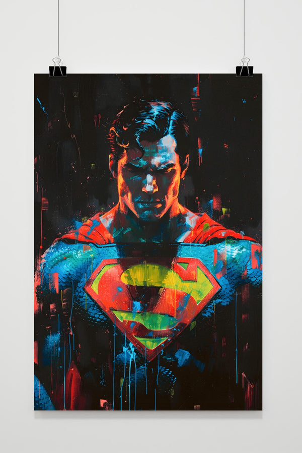 Superman Painting poster