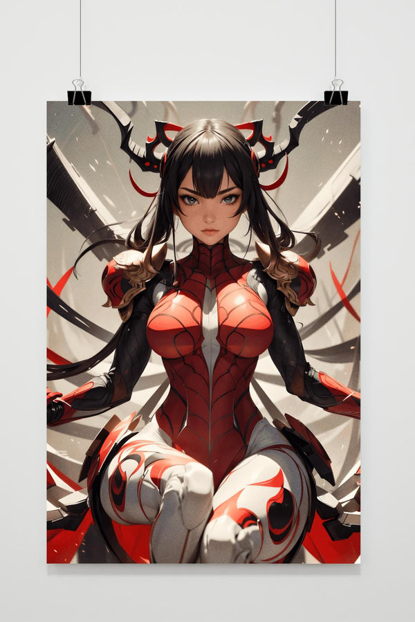 Anime Spinnenmeisje Poster