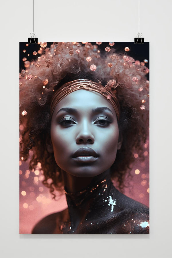Sparkling Bead Girl poster