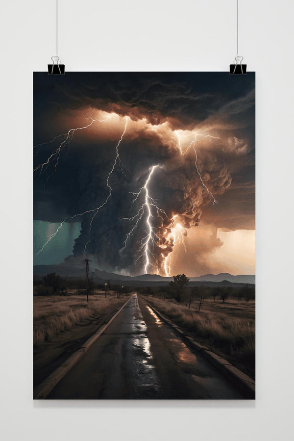 Affiche Route de Tempête