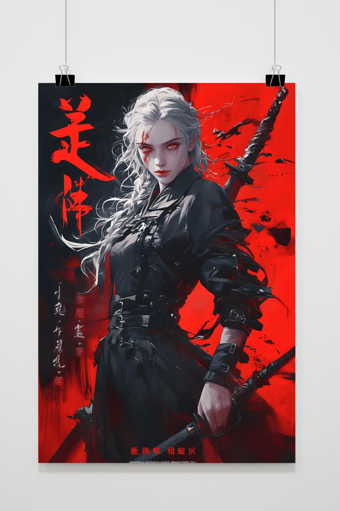 Affiche Chasseur de Vampires à l'Épée de 25 Artstreet