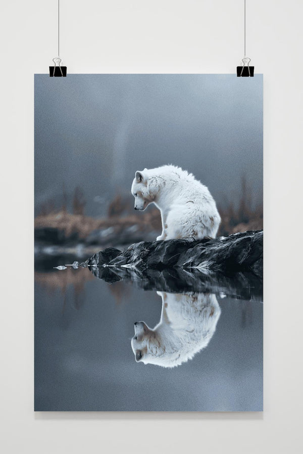 Affiche Renard Blanc