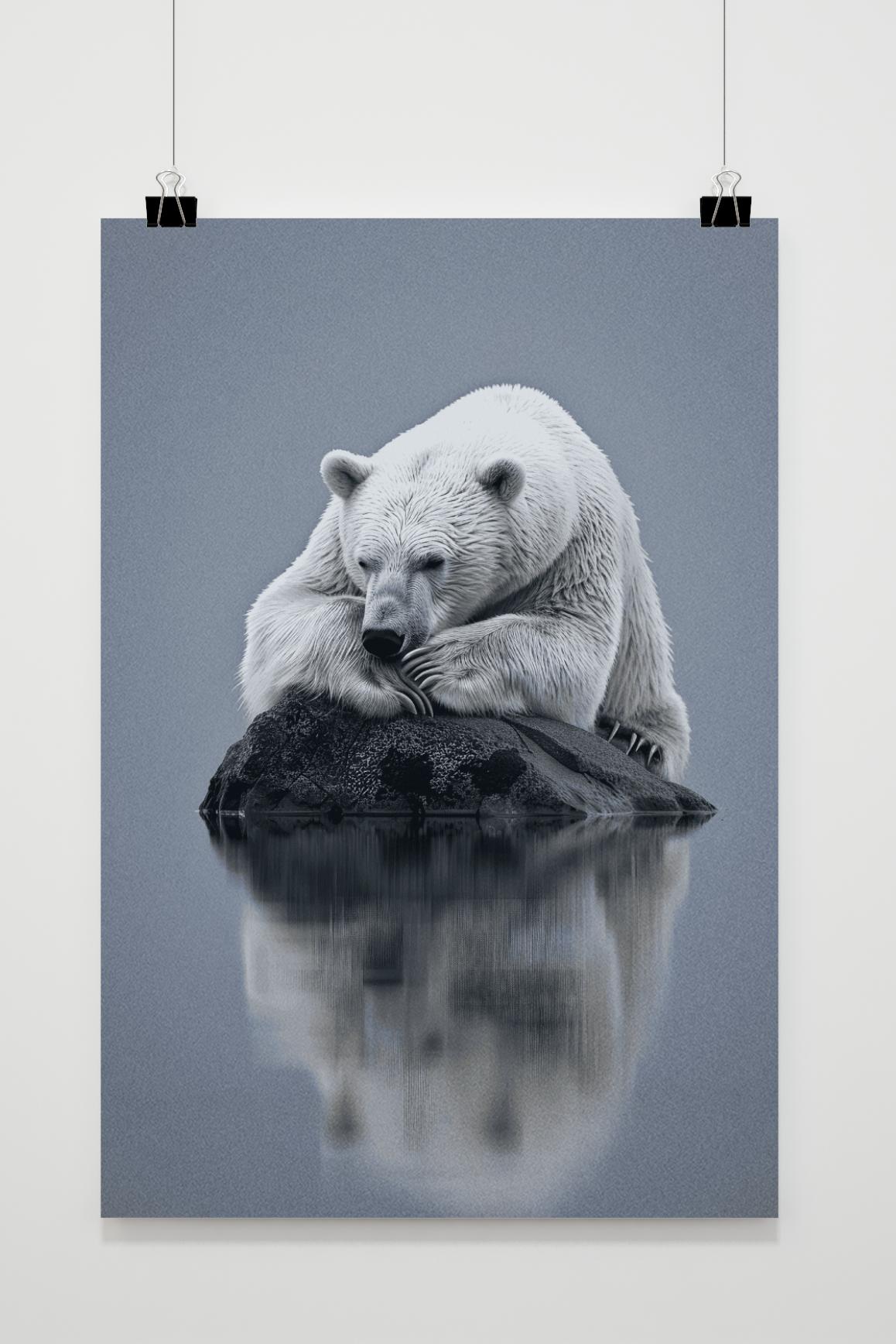 Póster Oso Polar de 25 Artstreet