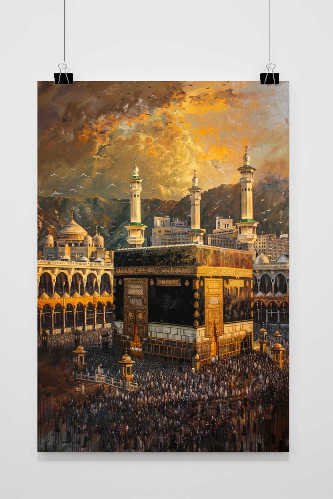 Póster Kaaba mezquita de 25 Artstreet