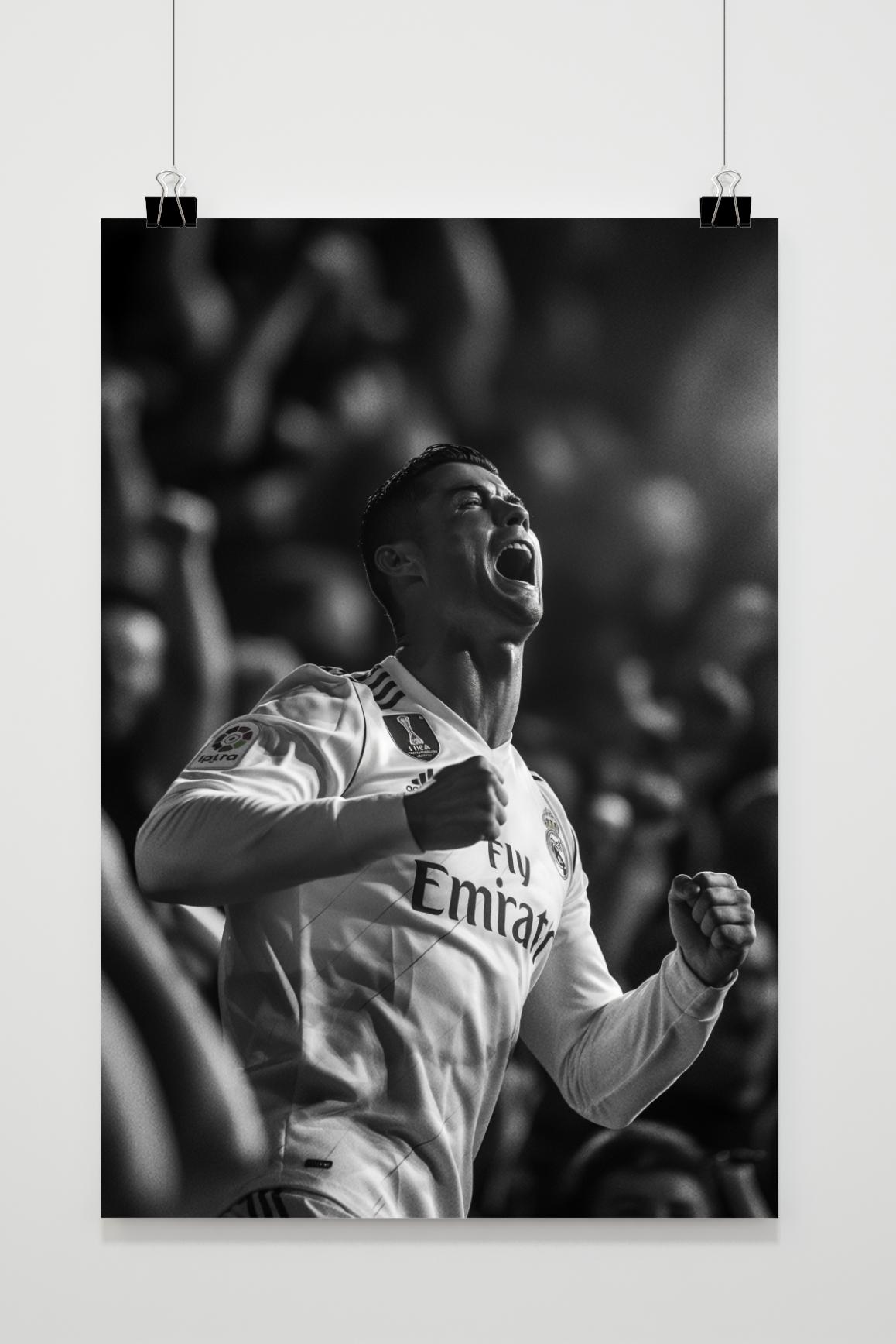 Póster Ronaldo Real Madrid de 25 Artstreet
