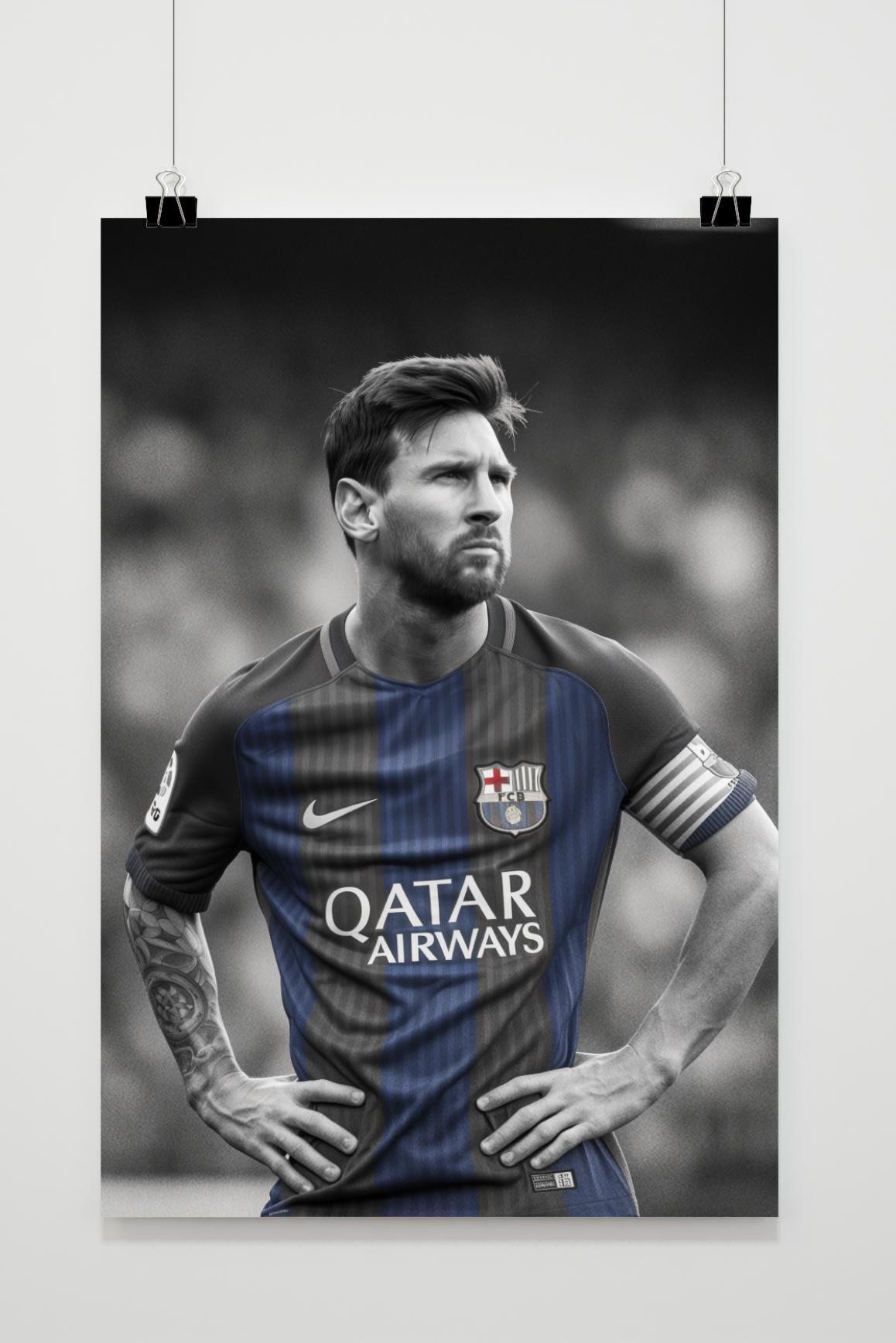 Póster Messi FC Barcelona de 25 Artstreet