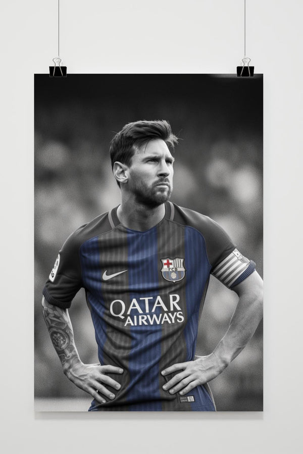 Affiche Messi FC Barcelona