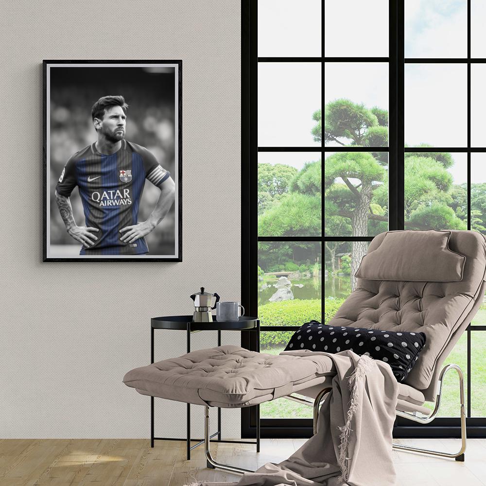 Messi FC Barcelona en un interior