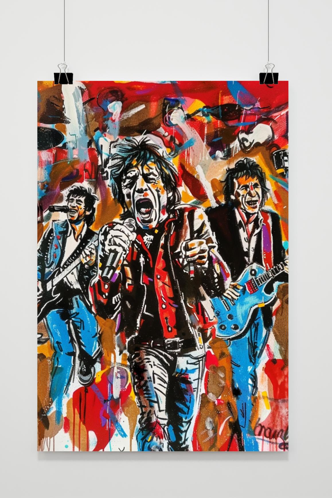 Póster Rolling Stones de 25 Artstreet