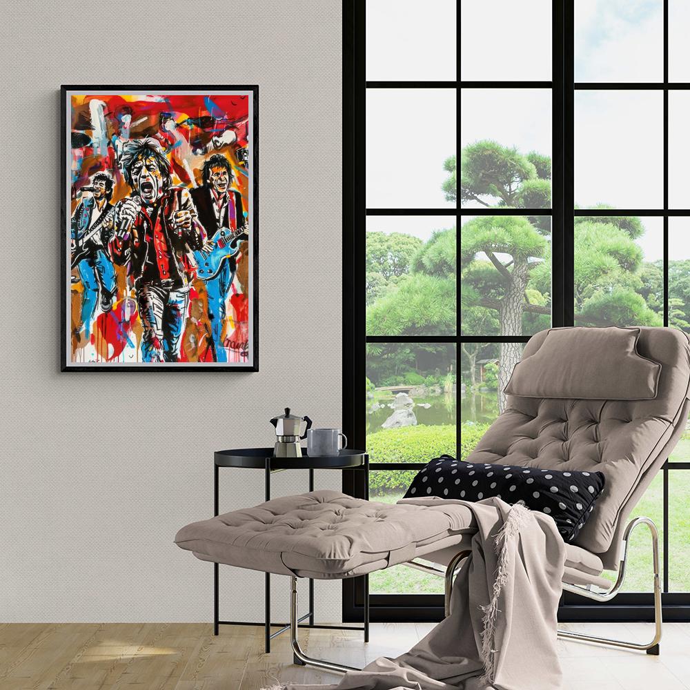 Rolling Stones en un interior