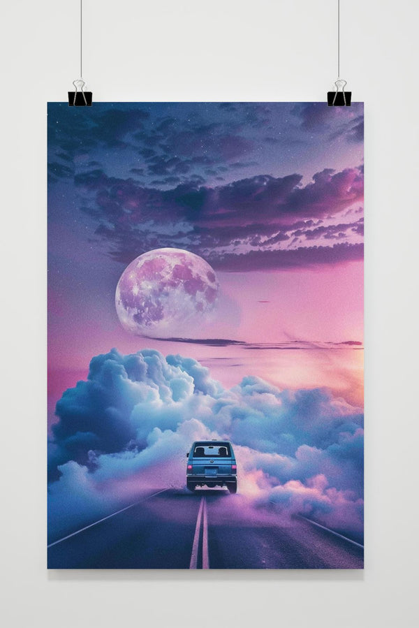 Affiche Nuages de roadtrip