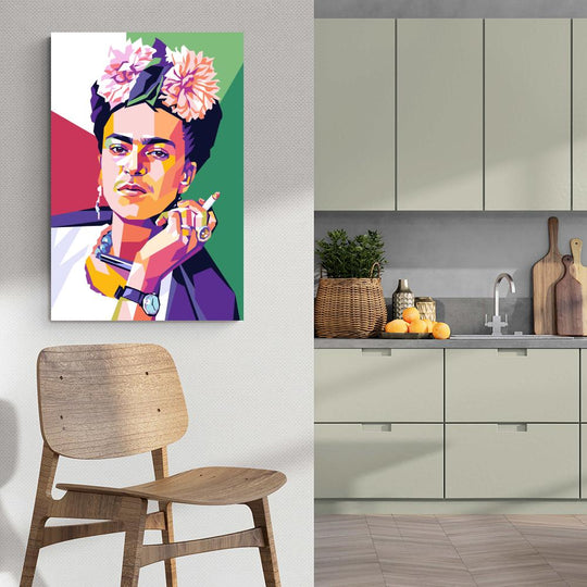 Frida Kahlo groen