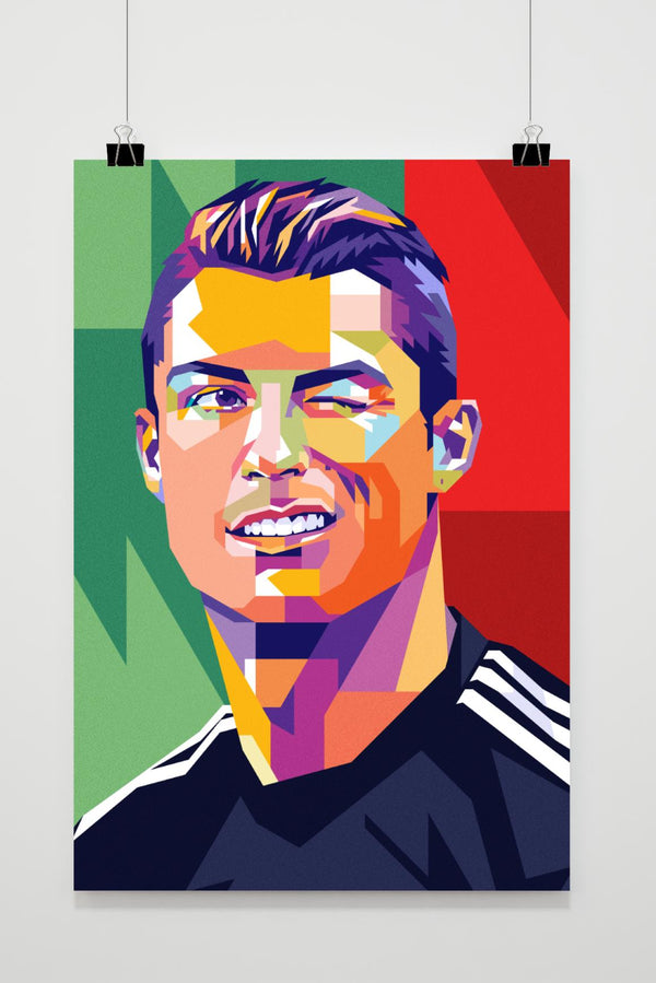 Ronaldo zwinkert Poster