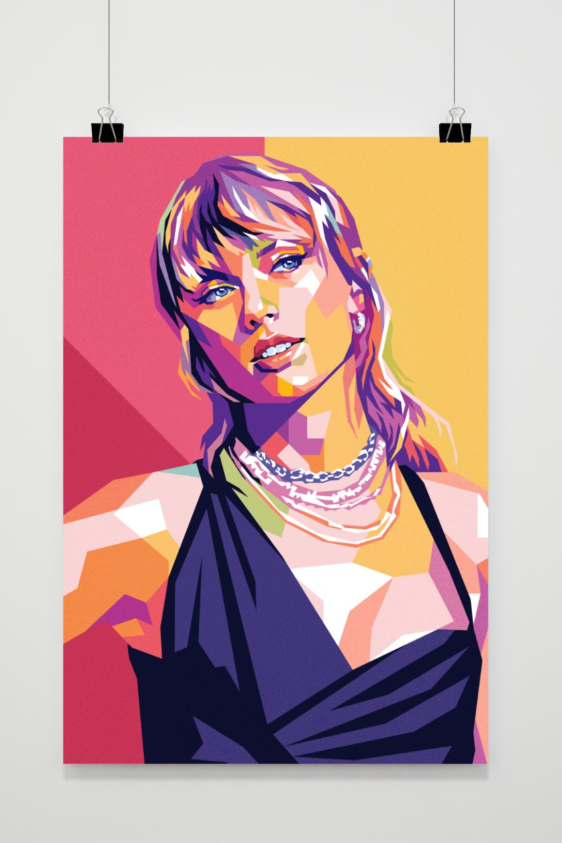 Affiche Taylor Swift rose de 25 Artstreet