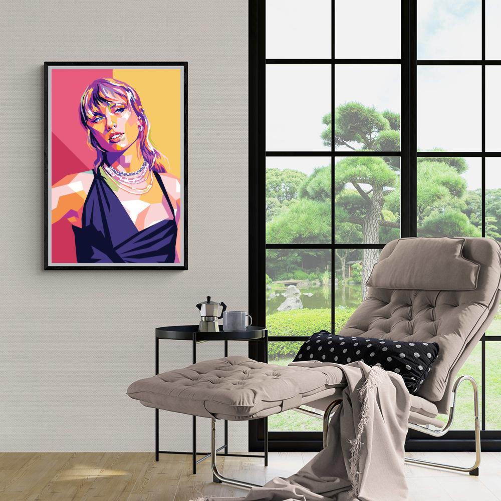 Taylor Swift rose dans un intérieur