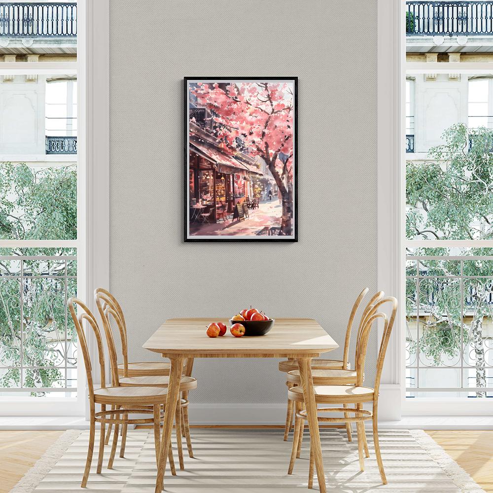 Café à l'Aquarelle dans un intérieur