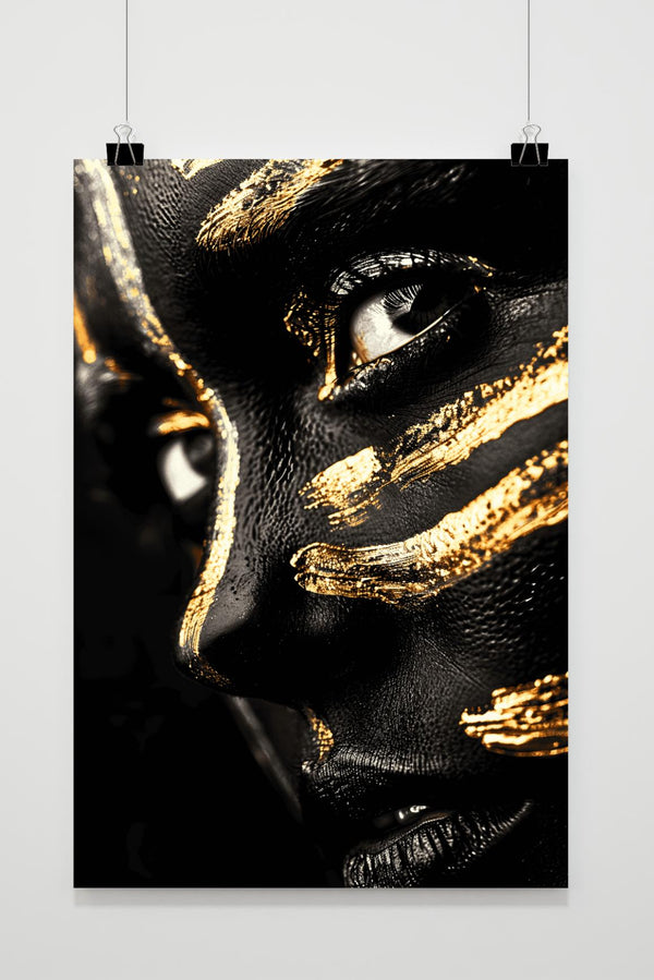 Gouden Lijnenportret poster