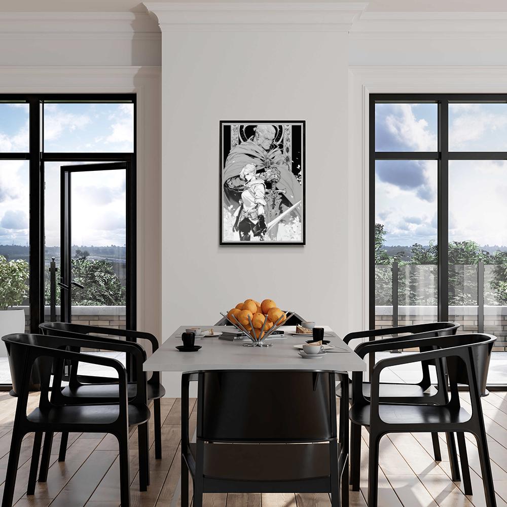 Duellistes Manga dans un intérieur