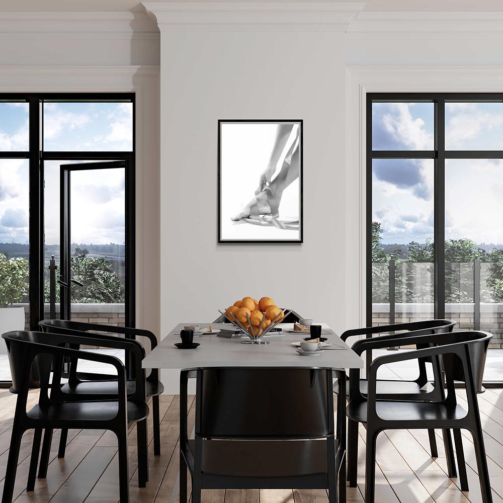 Pied de Ballerine dans un intérieur