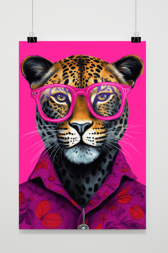 Póster Pink Jaguar de 25 Artstreet