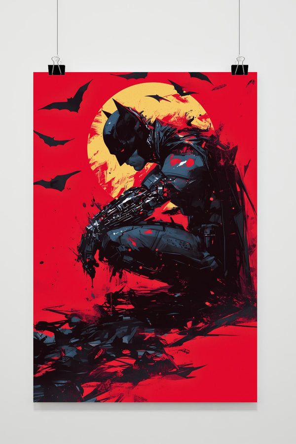 Póster Batman Rojo