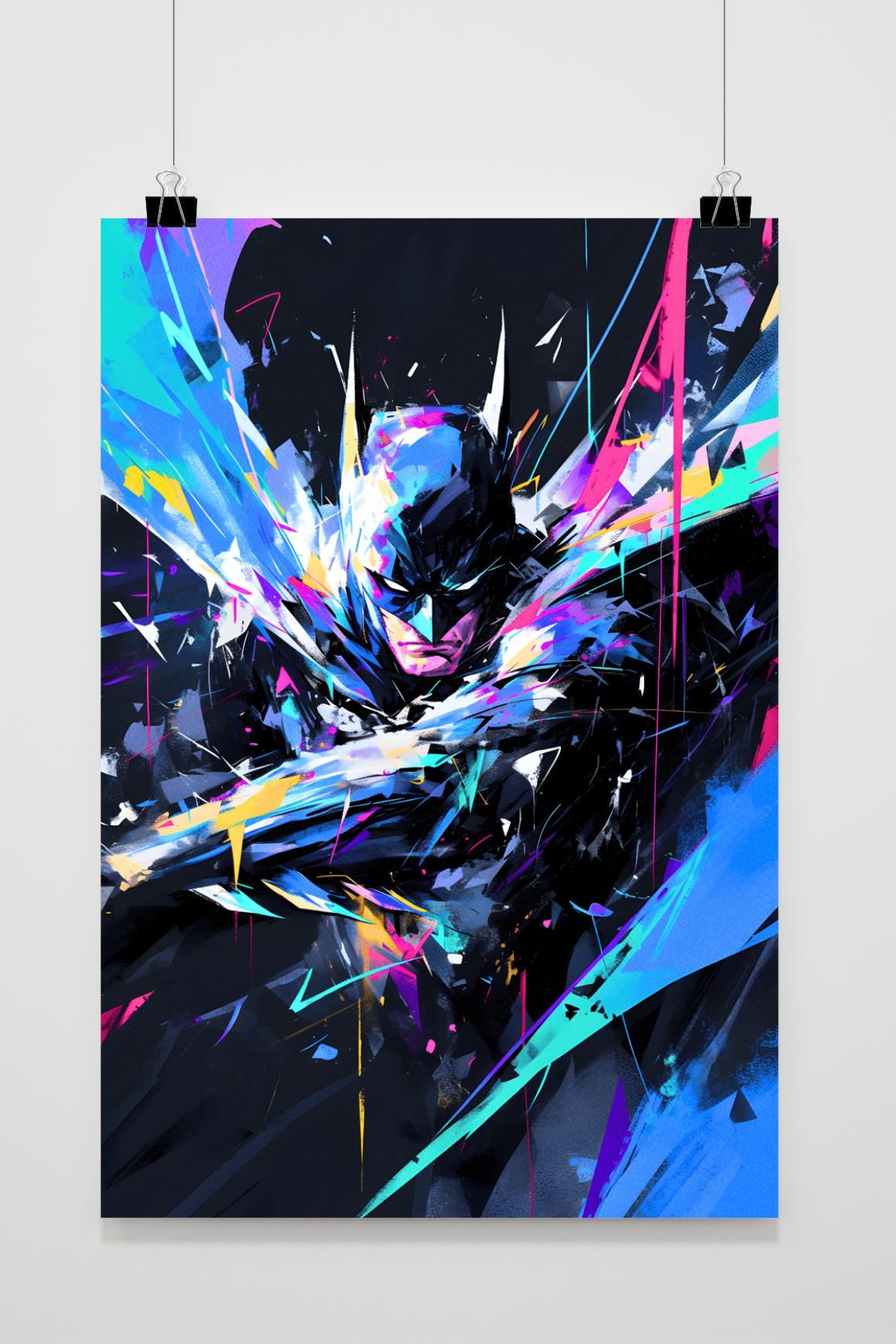 Affiche Batman Bleu de 25 Artstreet
