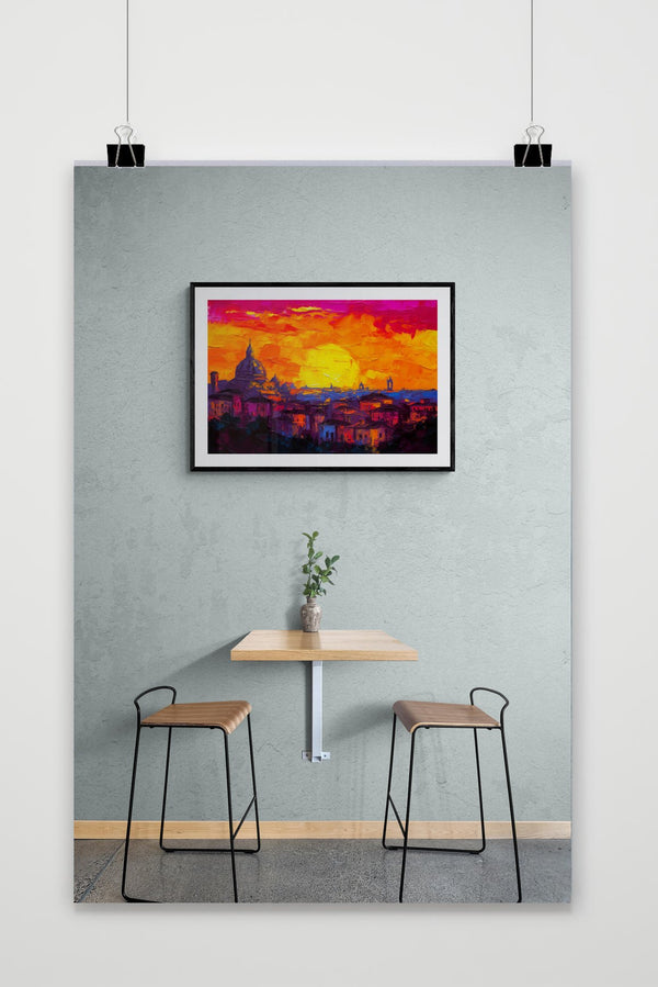 Affiche Rome Sunset