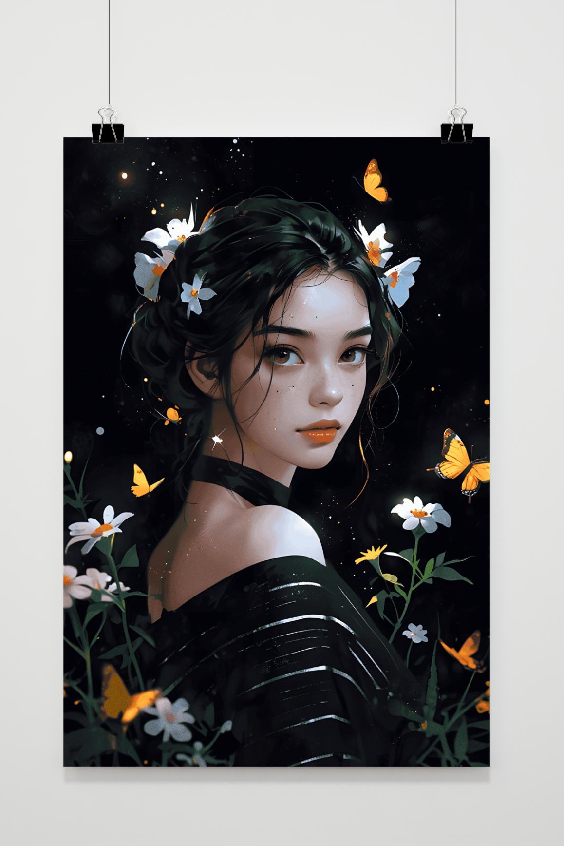 Póster Vlinderbloem de 25 Artstreet