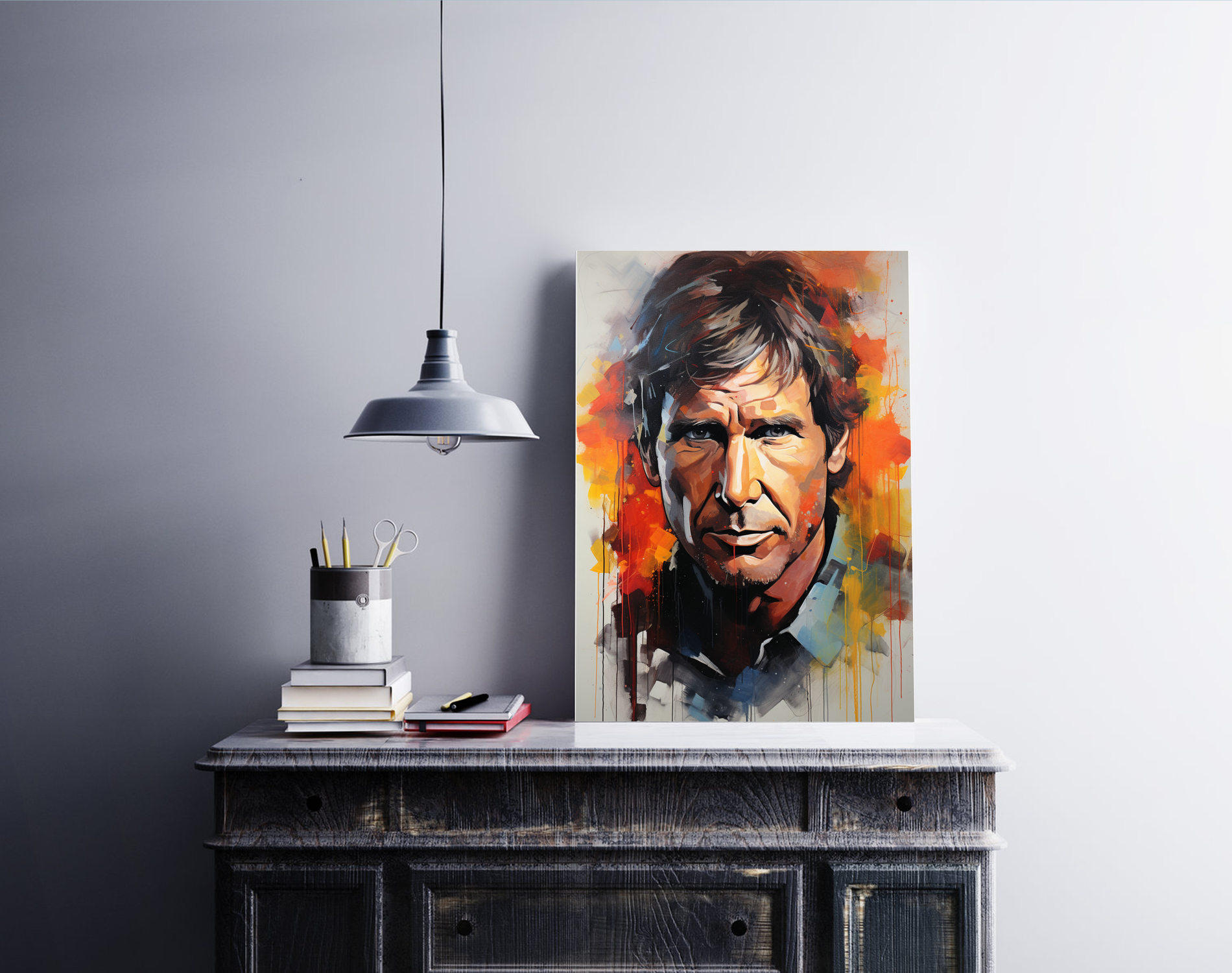 Harrison Ford Abstract