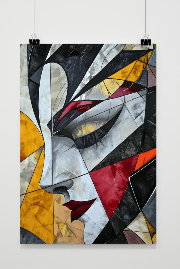 Affiche Portrait Cubiste